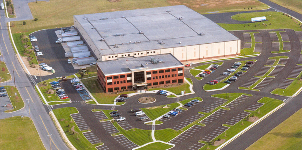 Aerial view of Jay Group’s Lancaster County Operations facility
